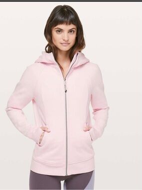 Lululemon Scuba Hoodie *Light Cotton Fleece - Light Pink Size 6